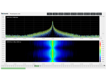 Tektronix泰克 用于實時頻譜分析儀的 DataVu-PC 記錄分析軟件